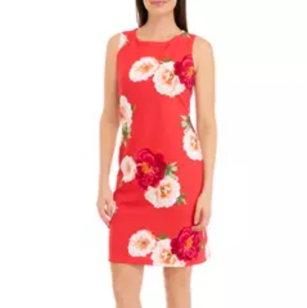 Womens Pink AGB Floral Dress